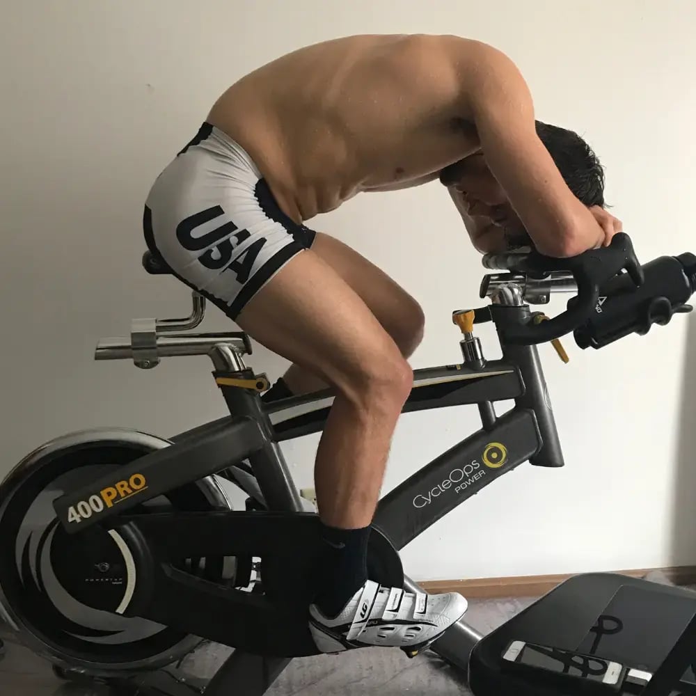 Male Athlete_Bicycle Intervals